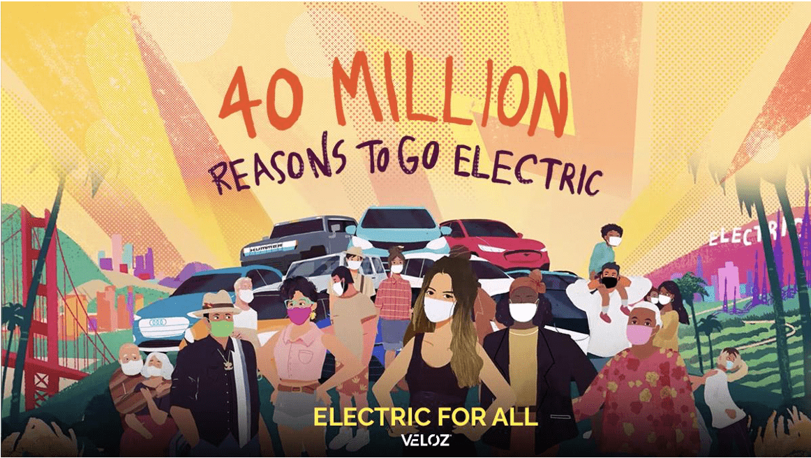 40 millions de raisons de passer à l'électricité - Twitter Graphic